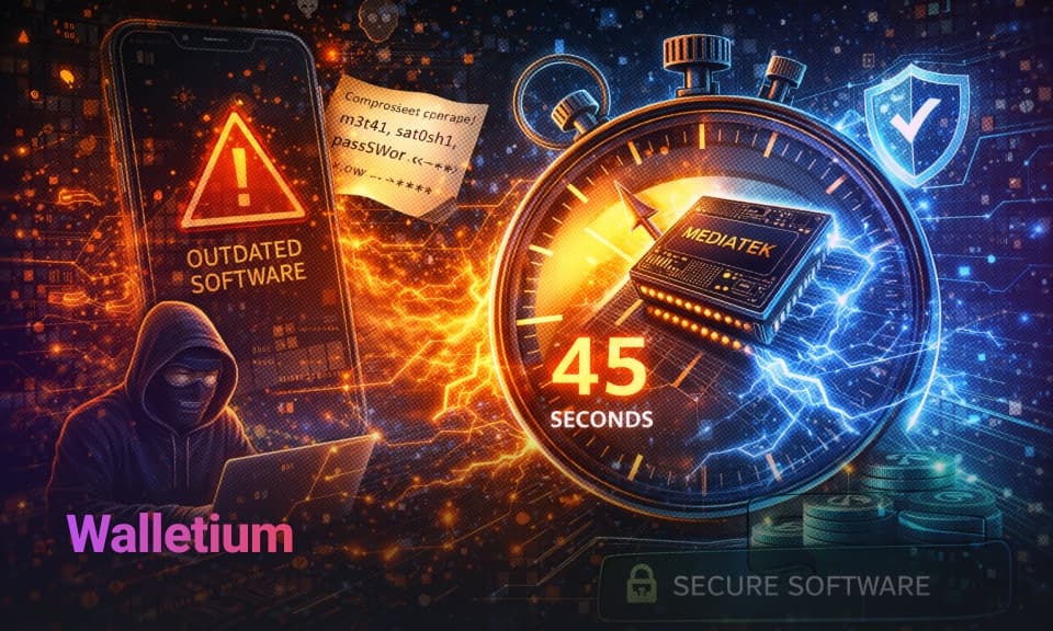 MediaTek Fixes Crypto Seed Theft Bug in 45 Seconds