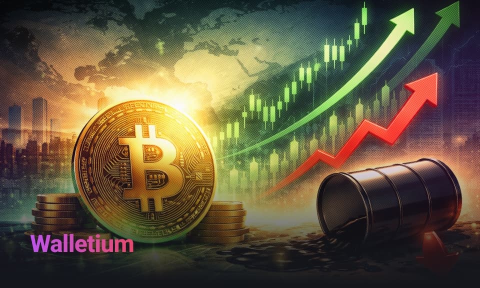 Bitcoin and Stocks Rise as Oil Slides on Iran News