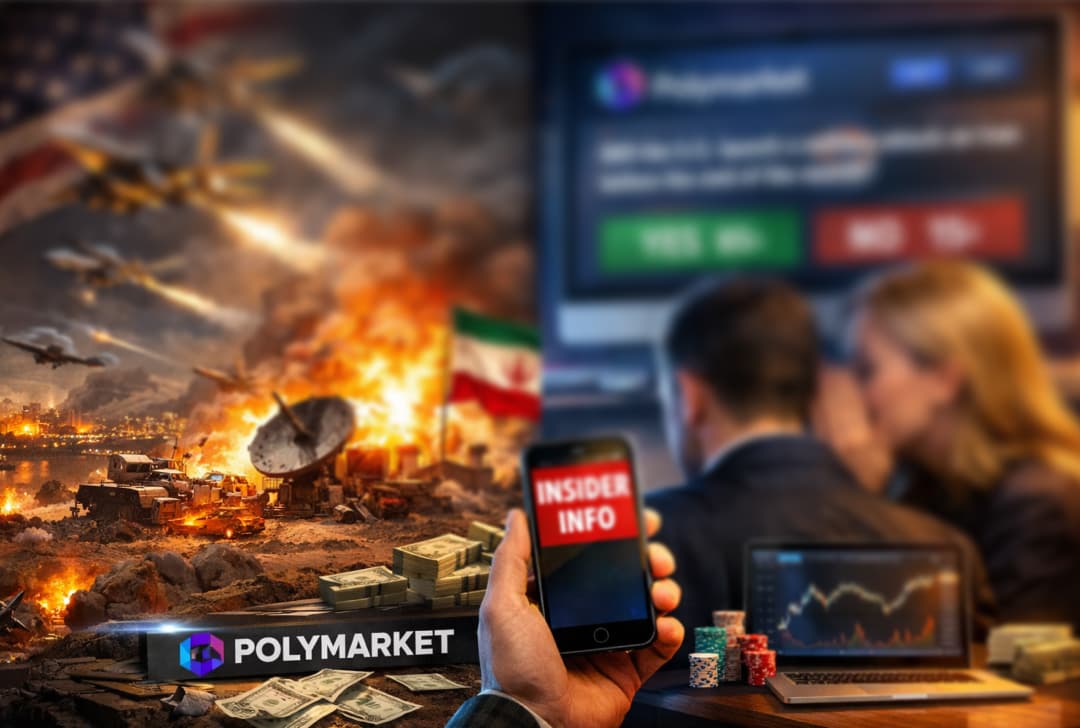Suspected insiders make over $1.2 million on Polymarket ahead of U.S. strike on Iran