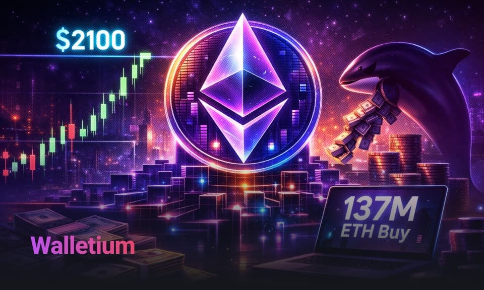 Ethereum Surges Past $2,100 as BitMine Invests $137M