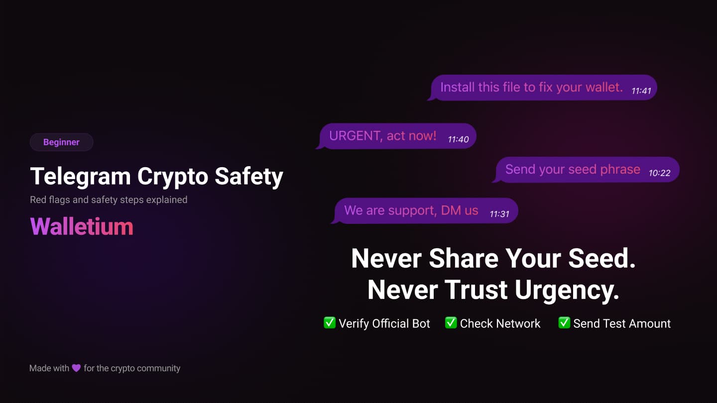How to Safely Send Crypto in Telegram: A 5-Minute Security Checklist