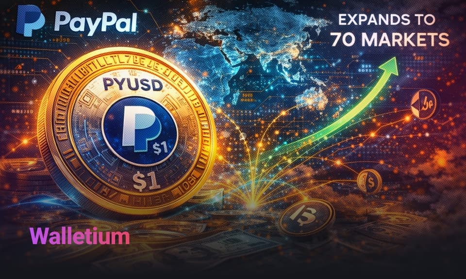 PayPal将PYUSD稳定币扩展至70个市场
