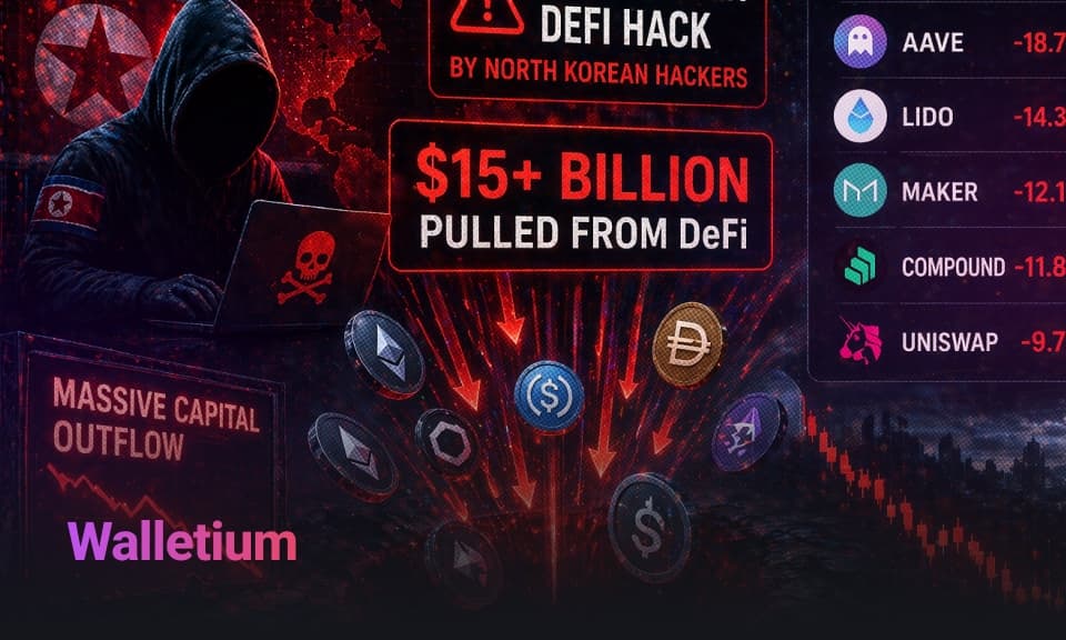 Investors Withdraw $15B from DeFi After Hack