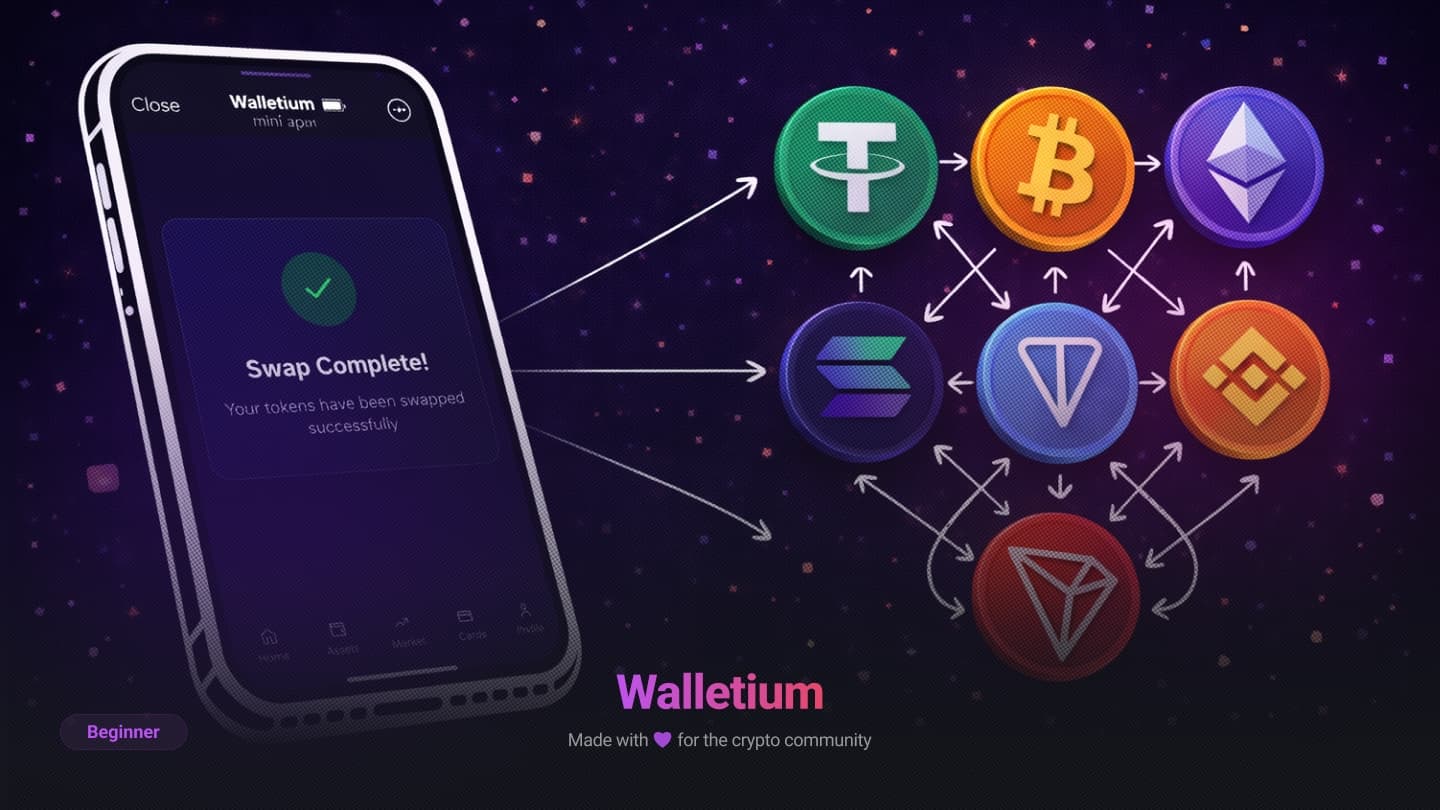 How to Swap Crypto in Walletium: Step-by-Step Guide (2026)